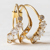 Anello “Harem” vintage in oro giallo 18K con diamanti di taglio brillante (1.15ctw ca.), anni ‘60/‘70