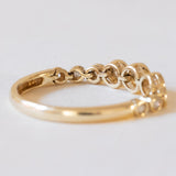 Anello vintage in oro 14K con diamanti (0.20ctw ca.), anni ‘70