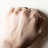 Anello vintage in oro 9K con tanzanite, anni ‘80