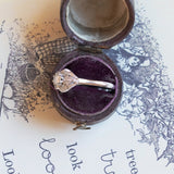 Anello in oro bianco 18K con diamanti (0.20ctw)