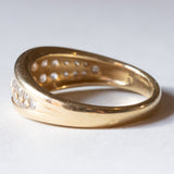 Anello vintage in oro 18K con diamanti (0.50ctw ca.), anni ‘70