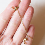 Braccialetto vintage in oro 18K con delfini, anni ‘80/‘90