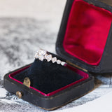 Anello Art Déco in oro bianco 14K con diamanti (0.48ctw ca.), anni ‘30