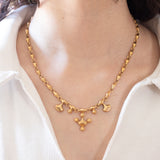 Collana vintage in oro 18K, anni ‘50