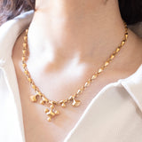 Collana vintage in oro 18K, anni ‘50