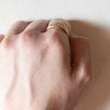 Anello vintage in oro 18K con diamanti (0.50ctw ca.), anni ‘70