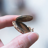 Ciondolo portafoto antico in oro 14K, primi del ‘900