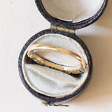 Mezzo eternity vintage in oro 18K con zaffiri e diamanti (0.30ctw ca.), anni ‘60/‘70