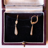 Orecchini pendenti vintage in oro 18K, anni ‘60