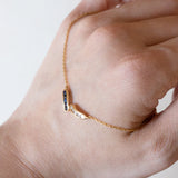 Coppia di collane vintage in oro 18K con rubini/zaffiri (0.50ctw ca.) e diamanti (0.50ctw ca.), anni ‘70