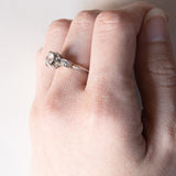 Anello antico in platino con diamanti (0.66ct ca.), anni ‘30