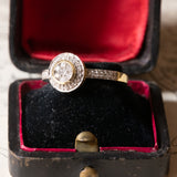 Anello vintage in oro 18K con diamanti (0.35ctw ca.), anni ‘70