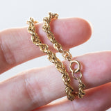 Bracciale morbido torchon vintage in oro 18K