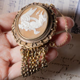 Bracciale antico in oro 18K con cammeo su conchiglia, primi del ‘900