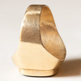 Anello vintage da uomo in oro 14K con onice, anni ‘60