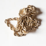 Collana torchon vintage in oro 9K, anni ‘60/‘70