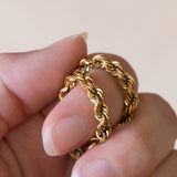Soft vintage 8K gold bracelet, 1960s