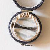 Anello antico in oro 18K con diamanti (centrale di 0.05ct ca.), anni ‘10