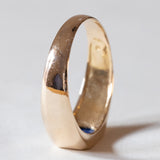 Anello da sigillo vintage in oro 14K con lapislazzuli, anni ‘50/‘60