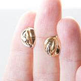 Orecchini vintage in oro 18K, anni ‘60/‘70
