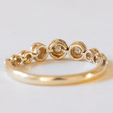 Anello vintage in oro 14K con diamanti (0.20ctw ca.), anni ‘70