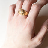 Anello vintage in oro 18K con diamanti (0.40ctw ca.), anni ‘70
