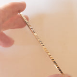 Braccialetto rigido vintage in oro 8K, anni ‘60/‘70