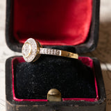 Anello vintage in oro 18K con diamanti (0.35ctw ca.), anni ‘70