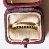 Veretta vintage in oro 18K con diamanti (0.27ctw ca.), anni ‘60