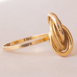 Anello vintage in oro giallo 18K, anni ‘70/‘80