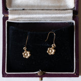 Orecchini pendenti vintage in oro 18K, anni ‘60