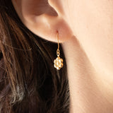 Orecchini pendenti vintage in oro 18K, anni ‘60