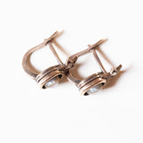 ⭐️ Orecchini antichi in oro 14K con diamanti e perle, primi del ‘900