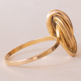 Anello vintage in oro giallo 18K, anni ‘70/‘80
