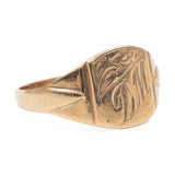 Anillo vintage de oro amarillo de 9 quilates