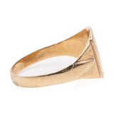 Anillo vintage de oro amarillo de 9 quilates