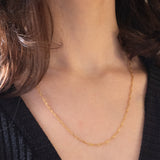 Weiche Vintage-Kette aus 14-karätigem Gelbgold