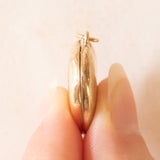 Herzförmiger Vintage-Fotoanhänger aus 9-karätigem Gelbgold, 60er Jahre