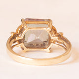 Vintage-Ring aus 9-karätigem Gelbgold mit mystischem Quarz (ca. 3.50 ct), Jahr 2006