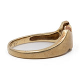 Anello vintage in oro giallo 14k con diamante