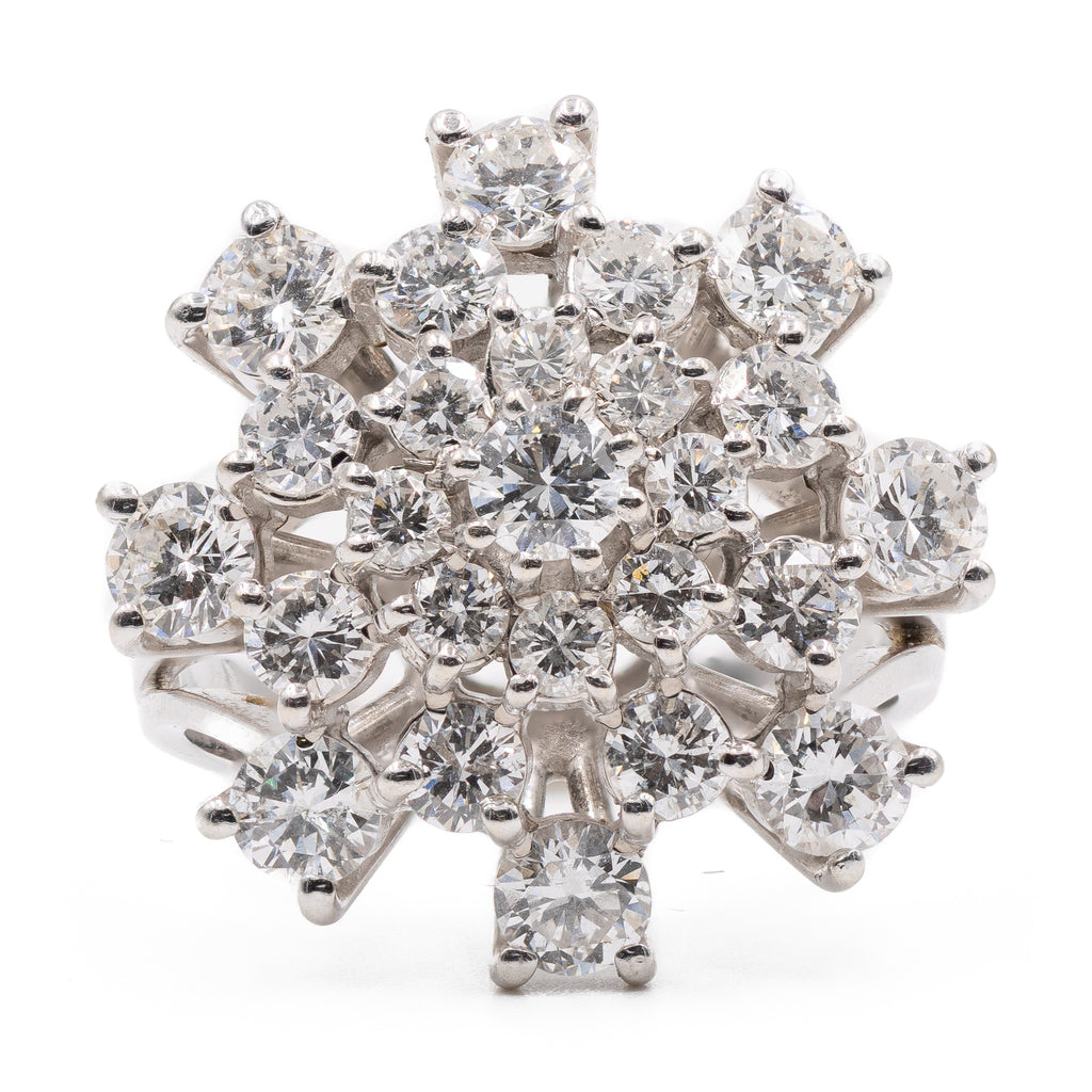 Bague Solitaire Diamant Traité 14,55 Ct Argent 925 - Taille 7, Certifiée, Fabriquée En Inde