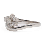 Anello vintage in platino con diamanti (0,50ctw)