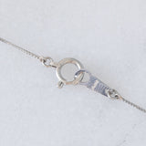 Smeraldo di giorno, Rubino di notte - Collana vintage in platino con alessandrite e diamanti