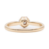 ANELLO VINTAGE IN ORO GIALLO 14K E DIAMANTI (0.22CTW CA.)