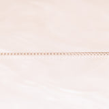 Vintage-Halskette aus 9-karätigem Weißgold mit 9-karätigem weißen Blumenanhänger mit Diamanten (ca. 0.16 ctw), 80er Jahre