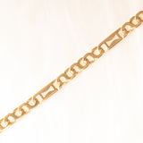 Винтажный браслет из желтого золота 9 карат, 70-80-е гг.
