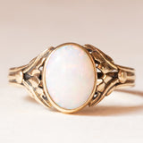 Vintage-Ring aus 14-karätigem Gelbgold mit Opal (ca. 0.90 ct), 60er Jahre