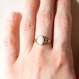 Vintage-Ring aus 14-karätigem Gelbgold mit Opal (ca. 0.90 ct), 60er Jahre