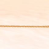 Braccialetto morbido vintage in oro giallo 9K
