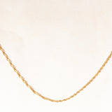 Weiche Vintage-Kette aus 14-karätigem Gelbgold